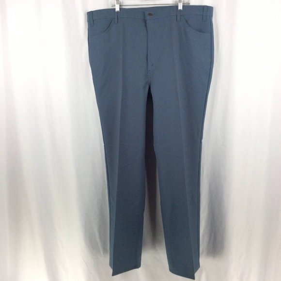 Levi's Other - NWT Vintage Levis 517 70s Saddleman Boot Cut Pants Jeans 46x34 Blue USA